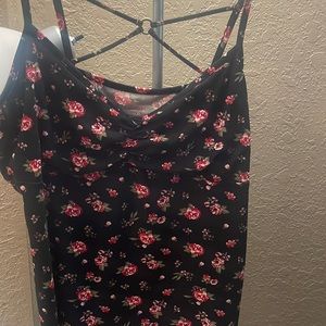Black rose cami